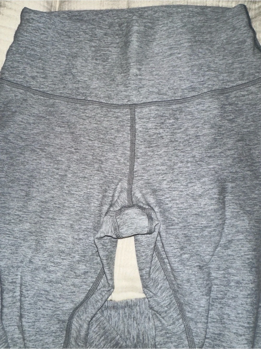 ALO Yoga Women's Grey Heather Leggings - EUC XS